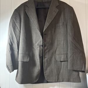 Men's Moda Mancini Double Breasted Suit Jacket Blazer 42S Wool S35